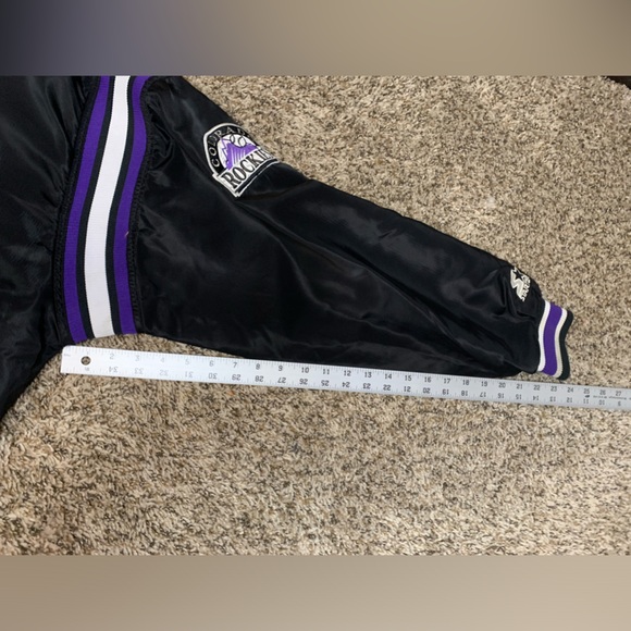Vintage Starter Colorado Rockies Satin Jacket Men’s XL Diamond Collection MLB - Picture 9 of 9
